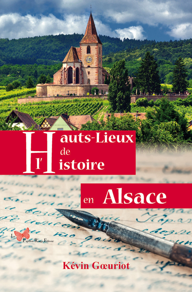couverture de livre lieux d'histoire en Alsace